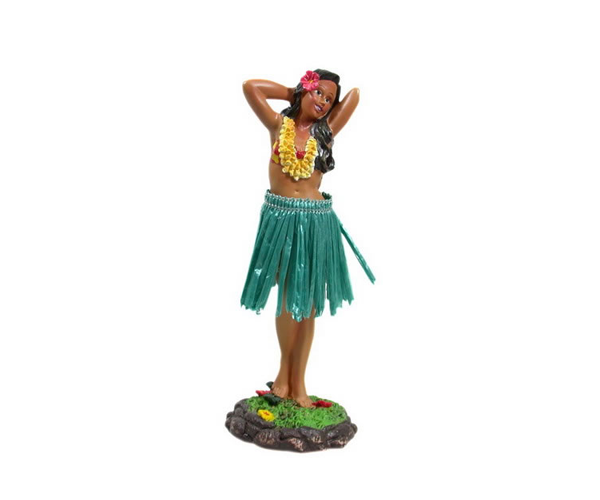 hawaiian girl bobble head